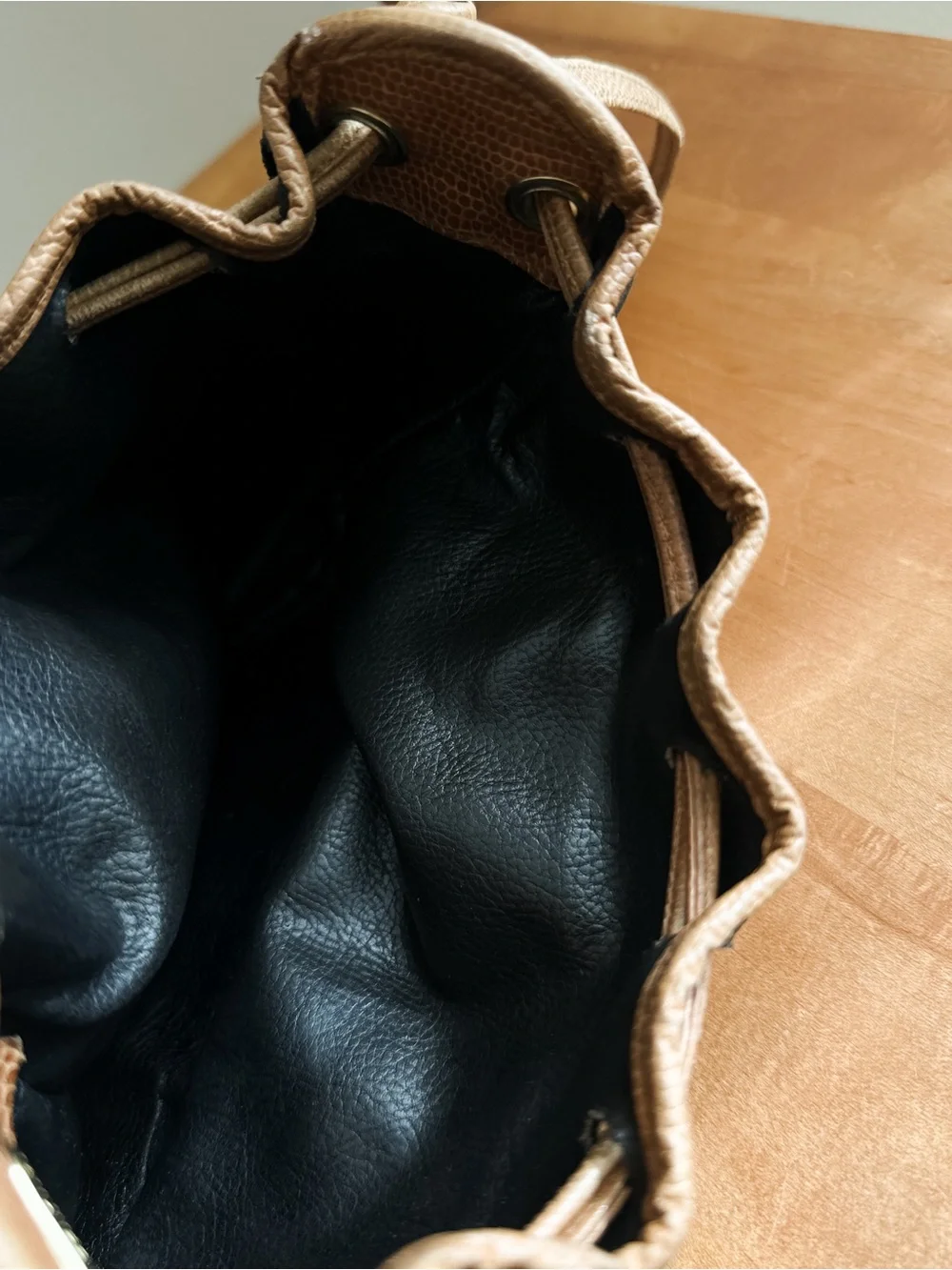 vintage 1980s Fendi Pequin bucket pouchette bag